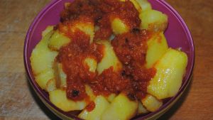 Tapas Espanholas: Patatas Bravas